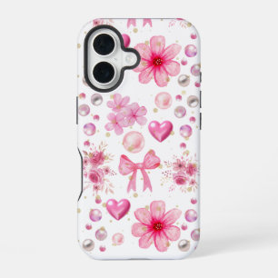 Coque iPhone 16 L'attrait du rose