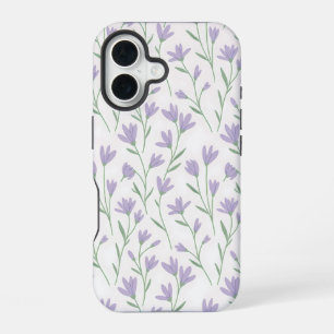 Coque iPhone 16 Lavande Prairie Chuchotement Douce Fleur Sauvage