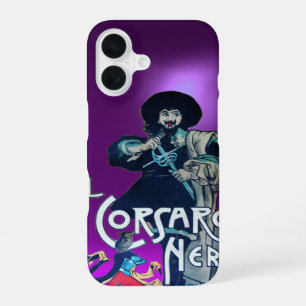 Coque iPhone 16 LE CORSAIRE NOIR violet