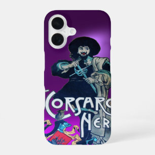 Coque iPhone 16 LE CORSAIRE NOIR violet