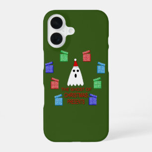 Coque iPhone 16 Le Fantôme des Cadeaux de Noël Drôle