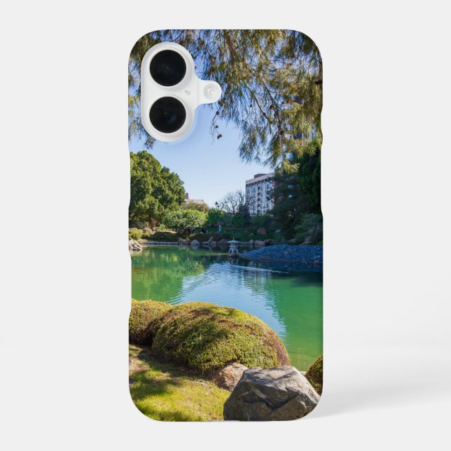 Coque iPhone 16 Le Jardin de l'amitié japonaise (Verso)