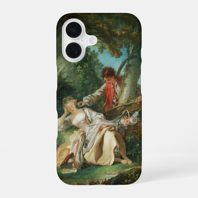Coque iPhone 16 Le sommeil interrompu par François Boucher  (Verso)