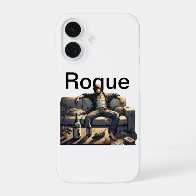 Coque iPhone 16 Le type méchant - Drunk Edition (Verso)