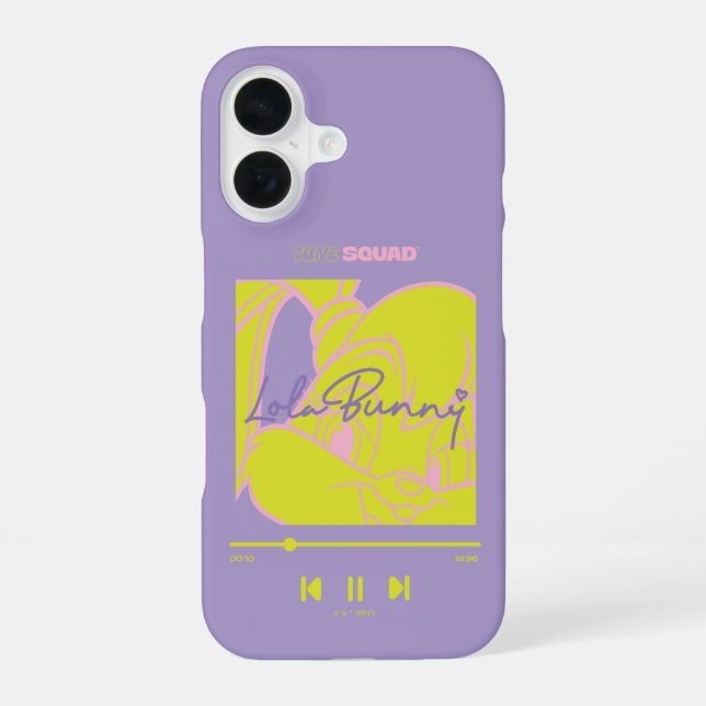Coque iPhone 16 Lecteur musical de Lola (Verso)