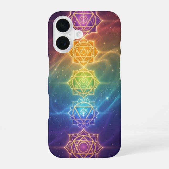 Coque iPhone 16 Les 7 Chakras '11 (Verso)