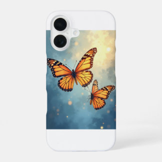 Coque iPhone 16 Les coques de téléphone iPhone 16 papillon brillan
