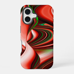 Coque iPhone 16 L'esprit d'amour et d'espoir Abstrait 3D Rainbowar