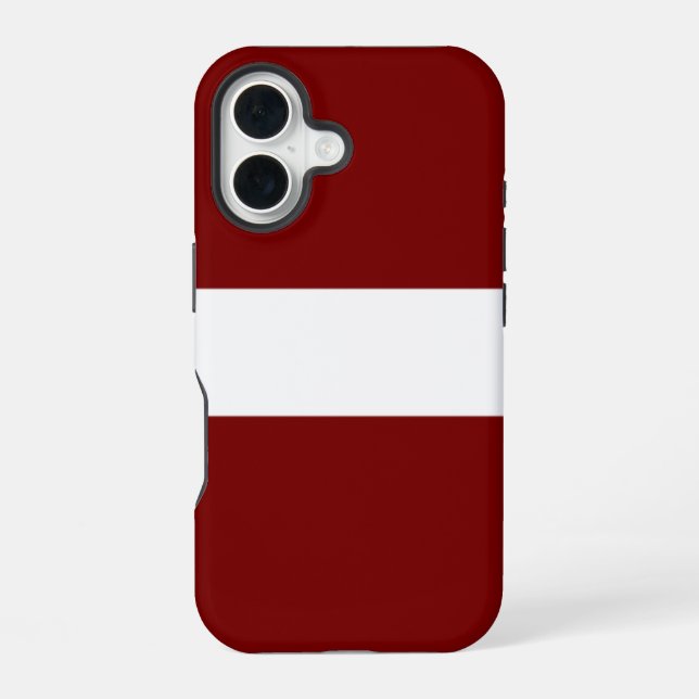 Coque iPhone 16 Lettonie (Verso)
