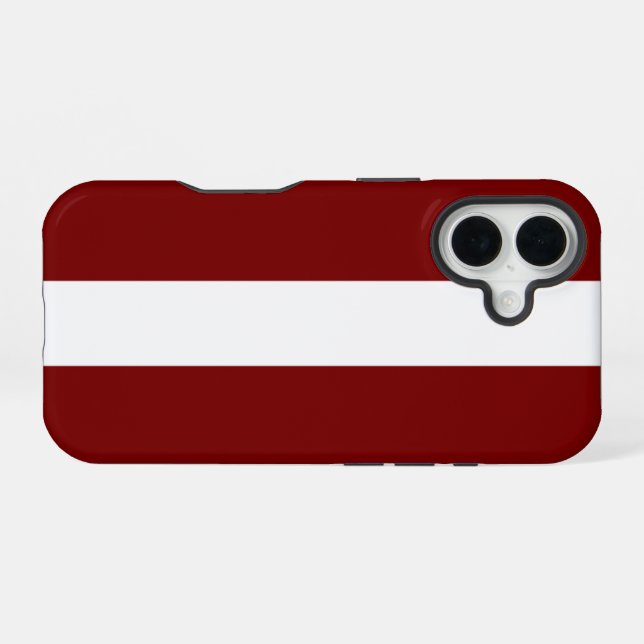 Coque iPhone 16 Lettonie (Verso Horizontal)