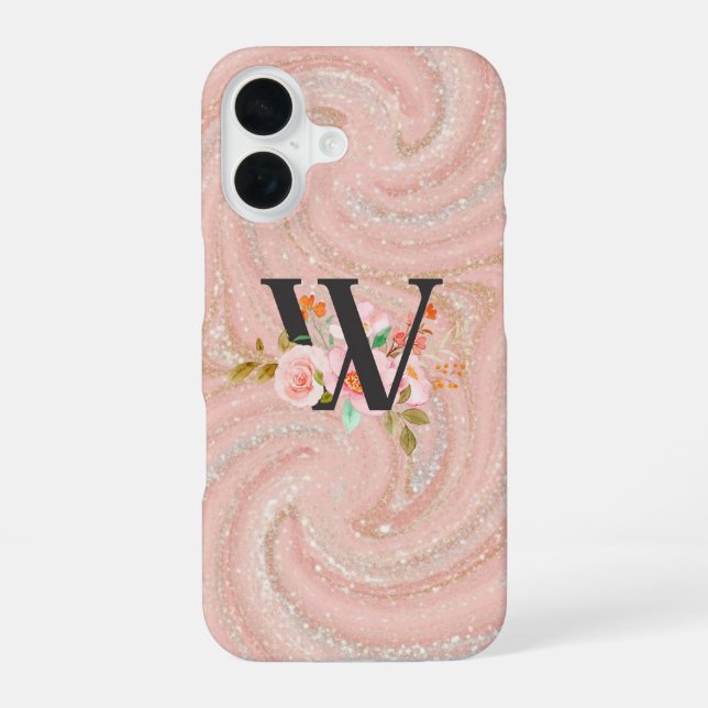 Coque iPhone 16 Lettre W (Verso)