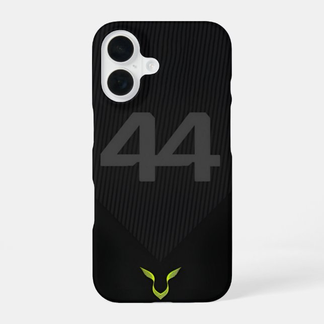 Coque iPhone 16 Lewis Hamilton 44 (Verso)