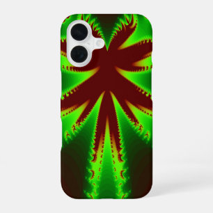 Coque iPhone 16 Libellule en flammes