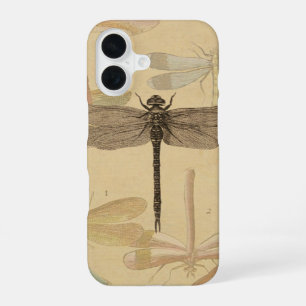 Coque iPhone 16 Libellule Vintage Antique Classique Nature