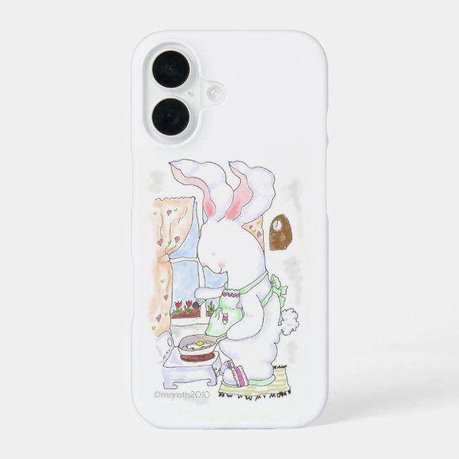 Coque iPhone 16 Lièvre Cook  (Verso)