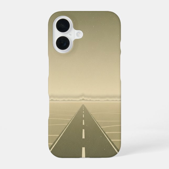 Coque iPhone 16 Ligne d'horizon chauffée (Verso)