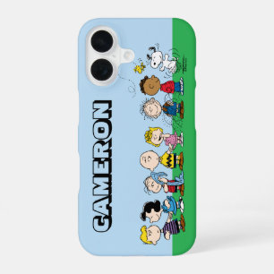 Coque iPhone 16 Lignée du groupe Peanuts Gang