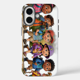 Coque iPhone 16 Lil' Bayou Explorers Signature - Case-Mate Tough
