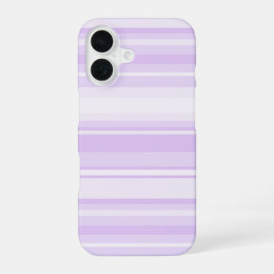 Coque iPhone 16 Lilac rayures