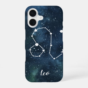 Coque iPhone 16 Lion Signe du zodiaque Constellation
