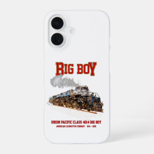 Coque iPhone 16 Locomotive à vapeur vintage Big Boy Américaine