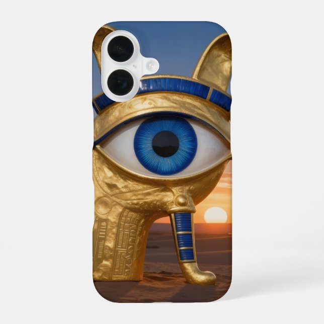 Coque iPhone 16 L'Œil égyptien´3 (Verso)