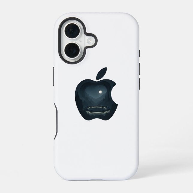 Coque iPhone 16 Logo Apple Park (Verso)