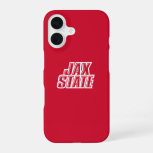 Coque iPhone 16 Logo d'état de Jacksonville State University JAX S