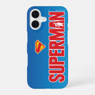 Coque iPhone 16 Logo Superman Classique Gras