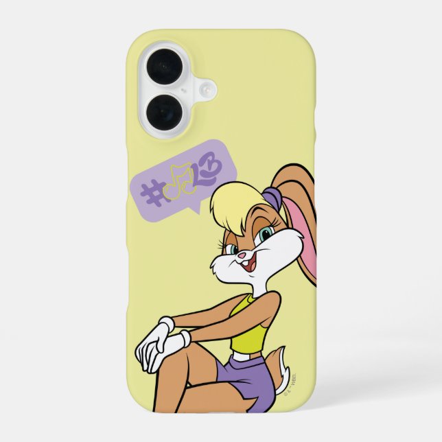 Coque iPhone 16 Lola Assise (Verso)