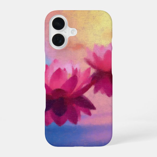 Coque iPhone 16 Lotus de rêve (Verso)