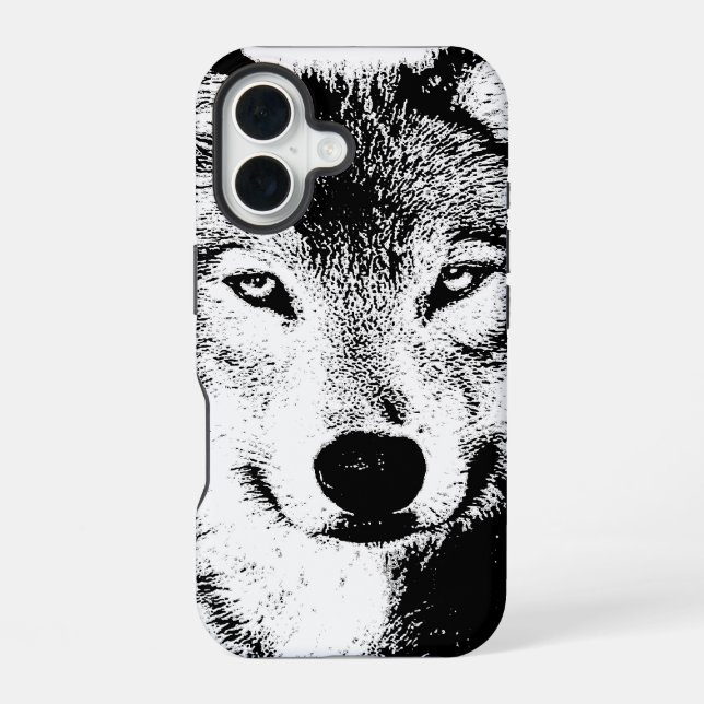 Coque iPhone 16 Loup (Verso)