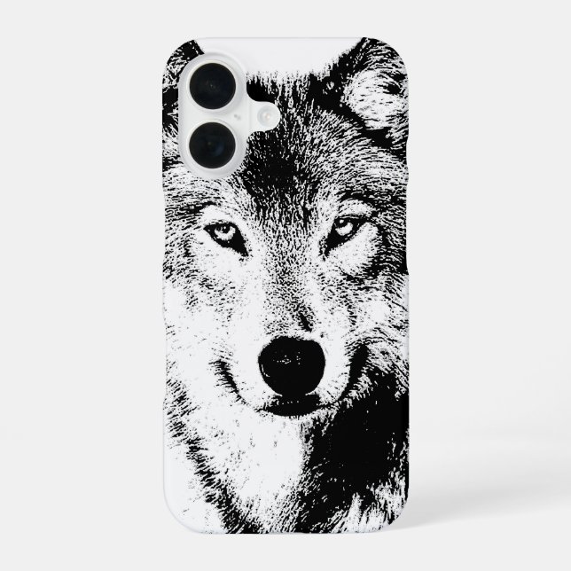 Coque iPhone 16 Loup (Verso)