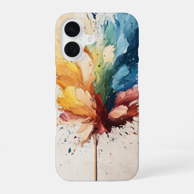 Coque iPhone 16 Luciole rougeur (Verso)