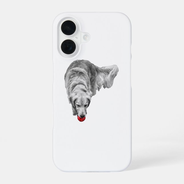 Coque iPhone 16 Lueur Cramoisie (Verso)