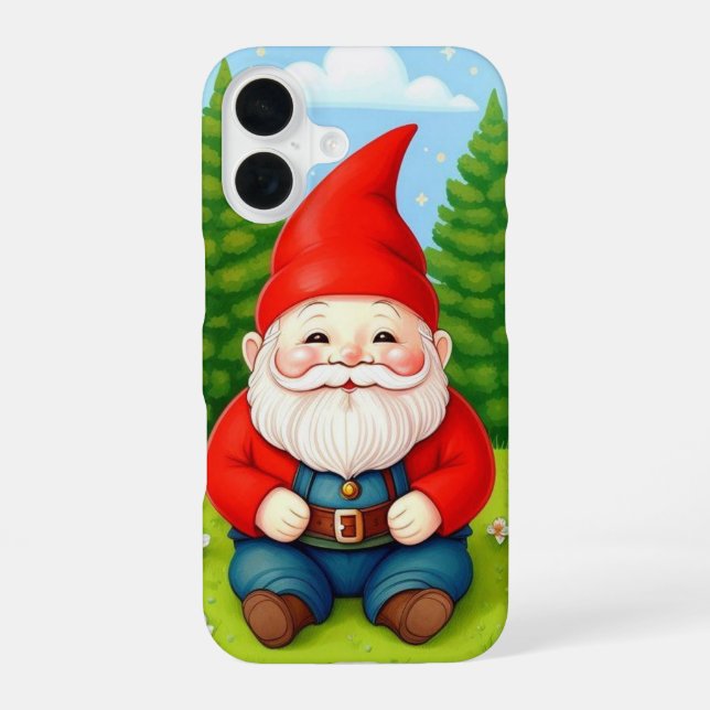 Coque iPhone 16 Lutin de Noël (Verso)