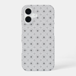 Coque iPhone 16 Maacah001 doodle abstrait N&B