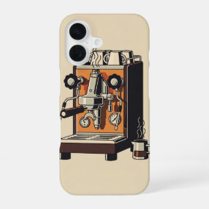 Coque iPhone 16 Machine à espresso vintage