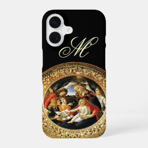 Coque iPhone 16 Madone du Magnificat Nativité Monogramme