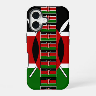 Coque iPhone 16 🇰🇪 Magical Kenya : Cadre d'Unité et de Fierté