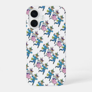 Coque iPhone 16 Magicien d'Oz vintage, Munchkins dansants mignons