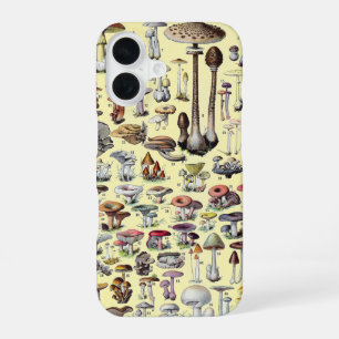 Coque iPhone 16 Maisonnette Champêtre Vintage aux Champignons Bota
