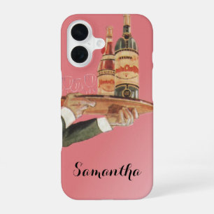 Coque iPhone 16 Majordome de style vintage en smoking servant du v