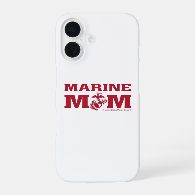 Coque iPhone 16 Maman des Marines (Verso)