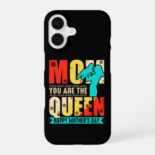 Coque iPhone 16 Maman Tu Es La Reine