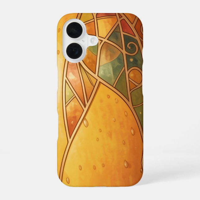 Coque iPhone 16 Mangue – fruit tropical plein de goût. (Verso)