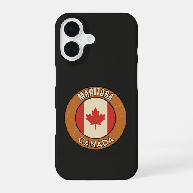 Coque iPhone 16 Manitoba Canada (Verso)