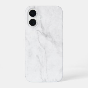 Coque iPhone 16 Marbre Blanc