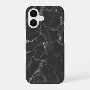 Coque iPhone 16 Marbre noir