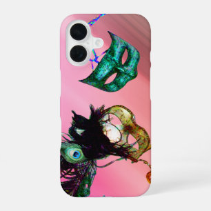Coque iPhone 16 MARDI GRAS MASQUERADE soie